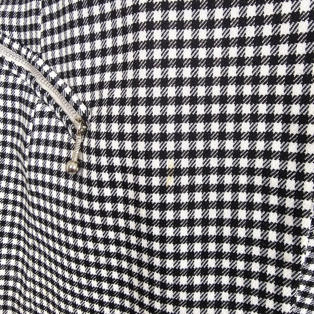 Laundry by Shelli Segal Black White Houndstooth Blazer Jacket 90s M USA - Picture 7 of 11